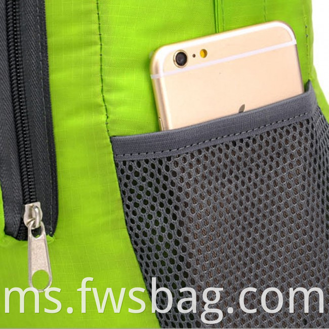 Custom Lightweight tahan lama yang boleh dibungkus Backpack Travel dilipat ransel kalis air luaran yang boleh dilipat untuk mendaki hari